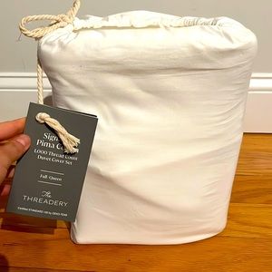 White Pima Cotton 1000 thread Duvet Cover